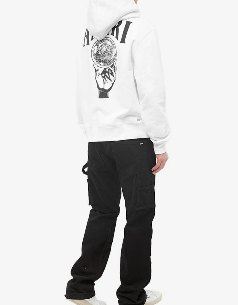 CRYSTAL BALL HOODIE WHITE