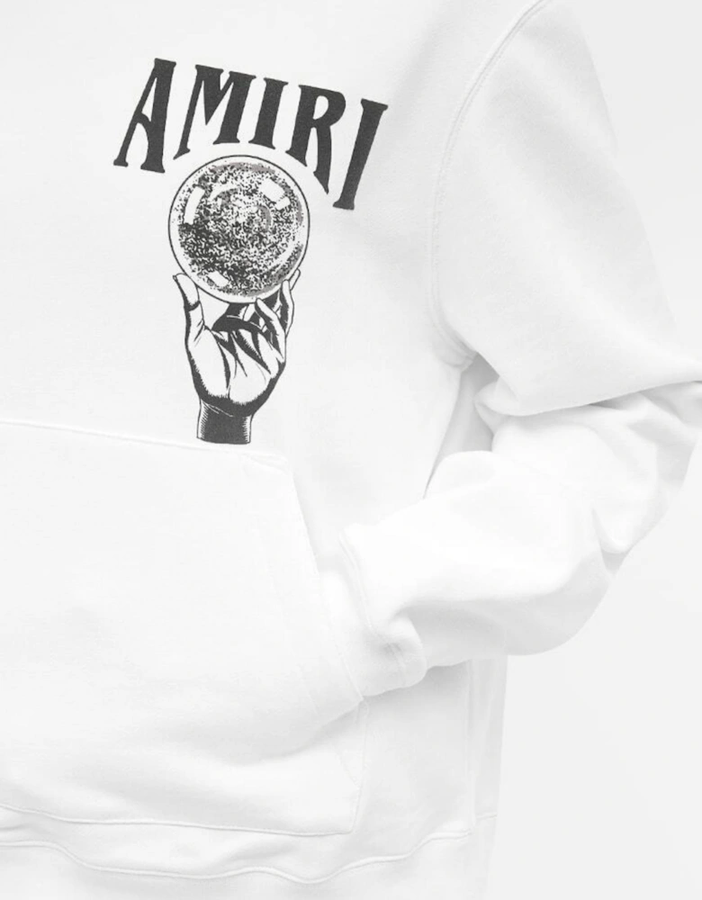 CRYSTAL BALL HOODIE WHITE