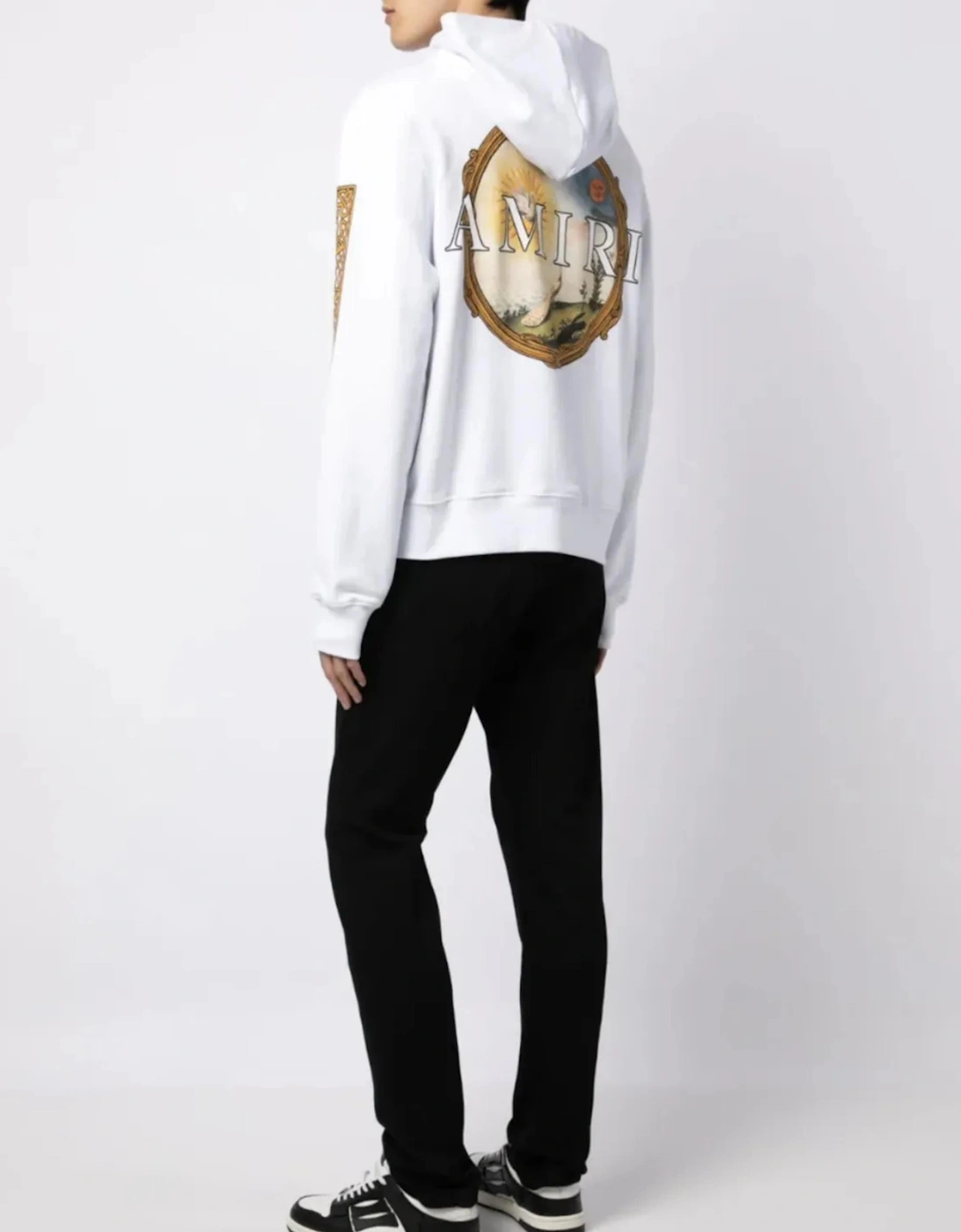 ALCHEMY LANDSCAPE FRAME HOODIE WHITE
