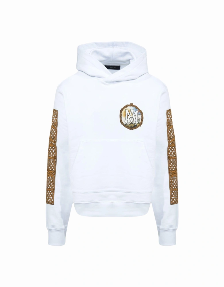 ALCHEMY LANDSCAPE FRAME HOODIE WHITE