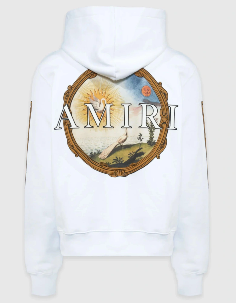ALCHEMY LANDSCAPE FRAME HOODIE WHITE