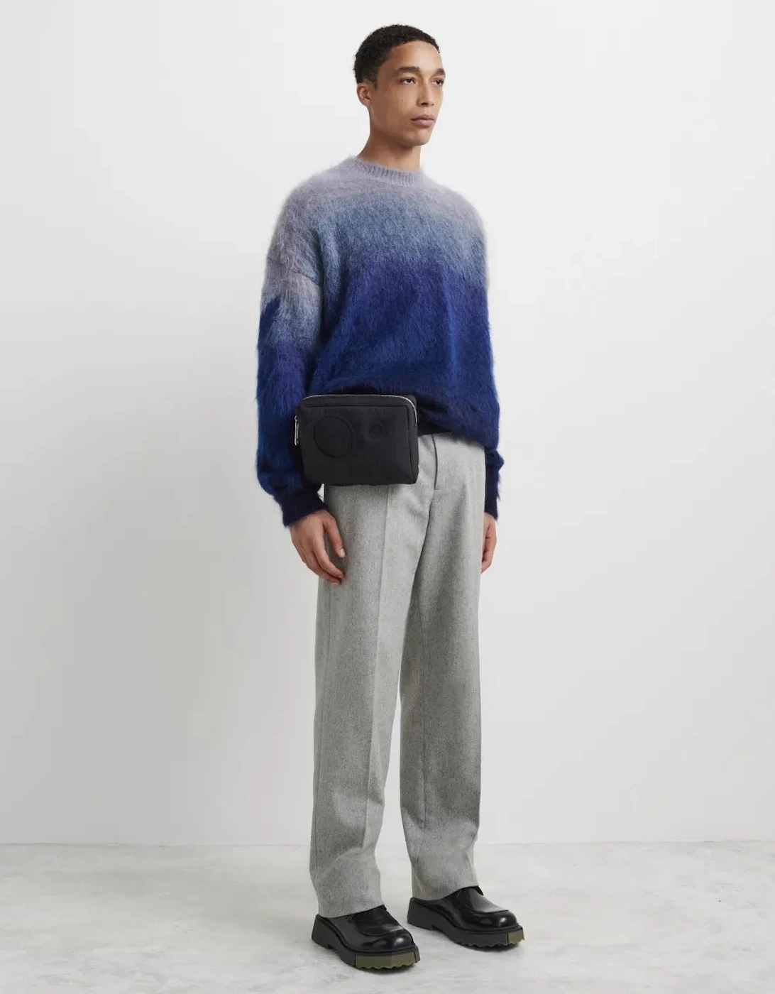Meteor Nylon Belt Bag Black
