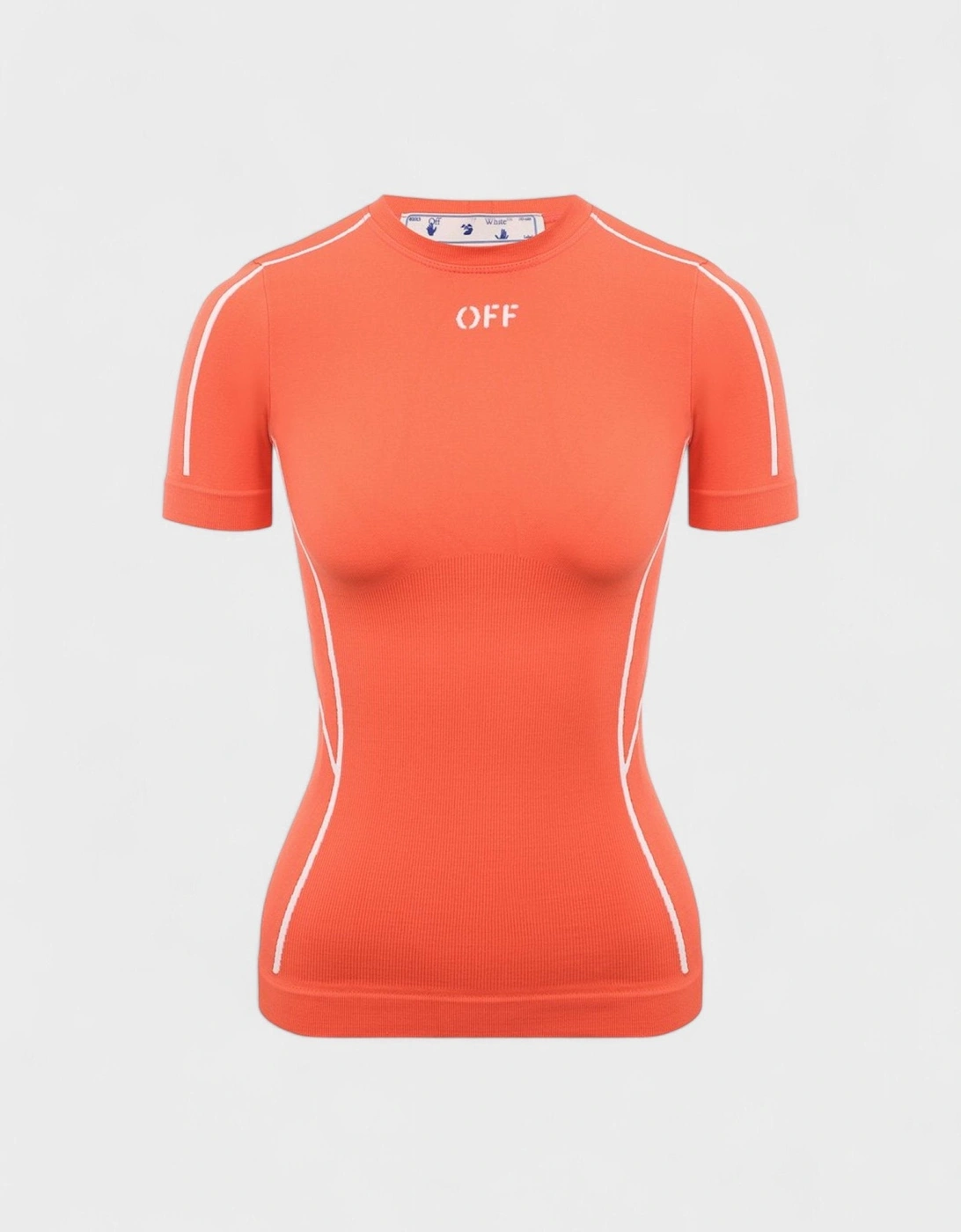 Off Stamp Seamless T-Shirt Orange, 4 of 3