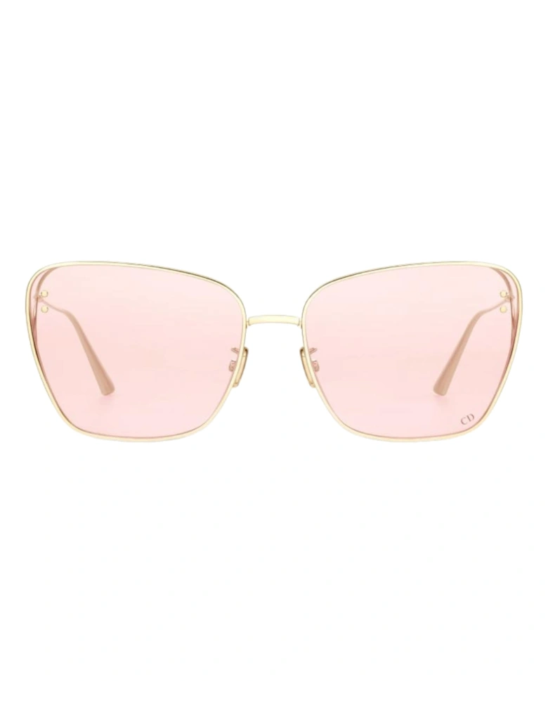 Dior MissDior Gold Framed Pink Lens Sunglasses