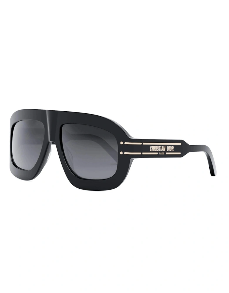 DiorSignature Black Framed Smoke Grey Lens Sunglasses