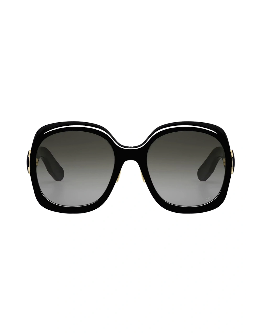 Lady Shiny Black Frame Smoke Grey Lens Sunglasses, 4 of 3