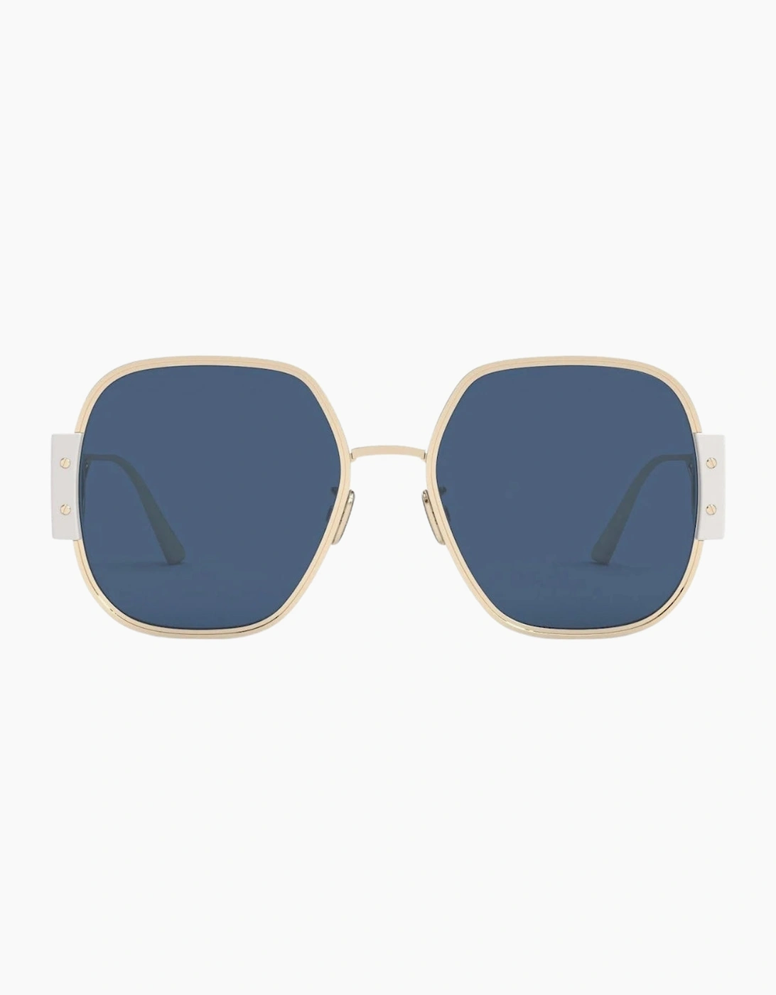 Women's Dior 30Montaigne Ivory Frame Blue Lens Sunglasses - Size: ONE size