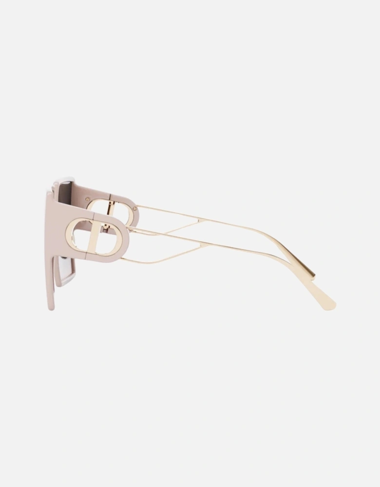 30Montaigne Pale Pink Framed Smoke Grey Lens Sunglasses
