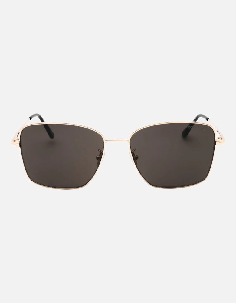 FT0953-D Shiny Rose Gold Sunglasses