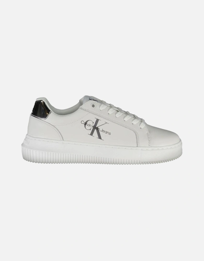 Lace-Up Sports Shoe with Contrasting Details Women - White Sneakers