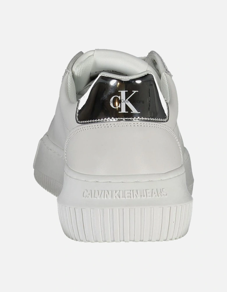 Lace-Up Sports Shoe with Contrasting Details Women - White Sneakers