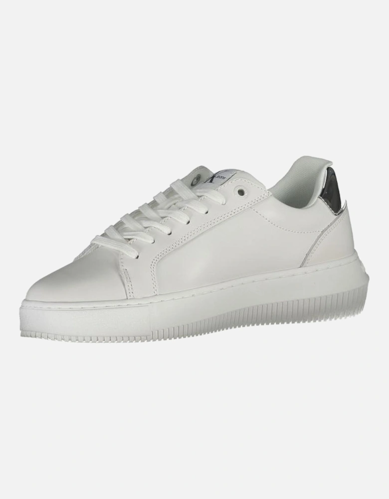 Lace-Up Sports Shoe with Contrasting Details Women - White Sneakers