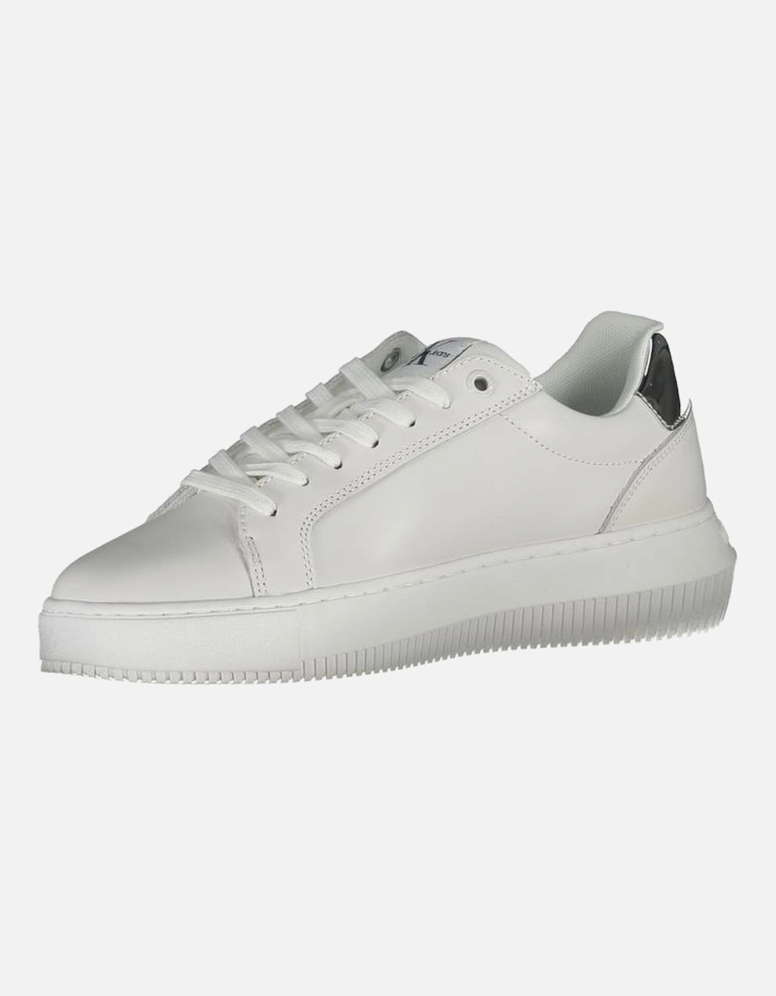 Lace-Up Sports Shoe with Contrasting Details Women - White Sneakers
