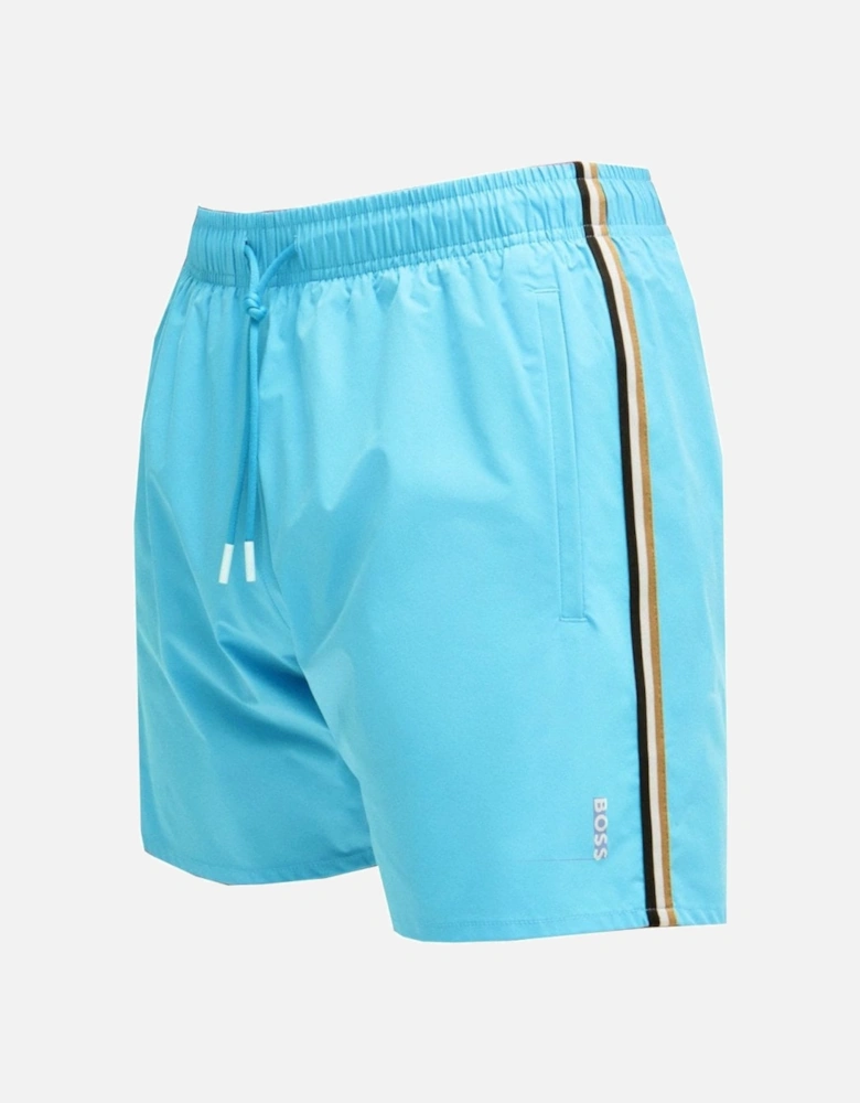 Men's Aqua Blue Swim Shorts