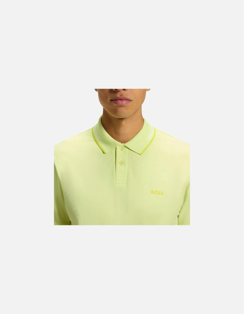 BOSS Slim Fit Paul Polo Shirt Light Pastel Green