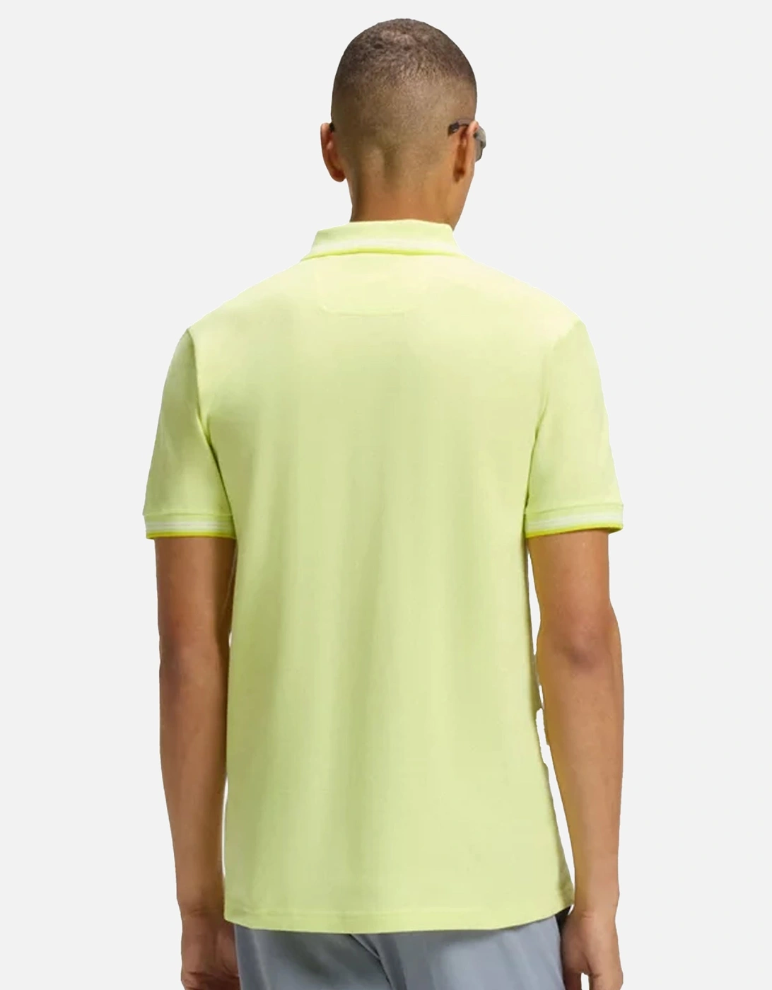 BOSS Slim Fit Paul Polo Shirt Light Pastel Green