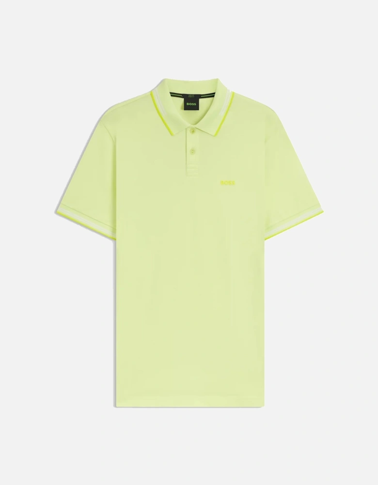 BOSS Slim Fit Paul Polo Shirt Light Pastel Green