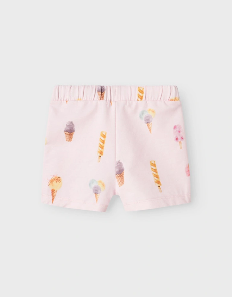 Mini Girl's Jillian Sweat Shorts Ballerina
