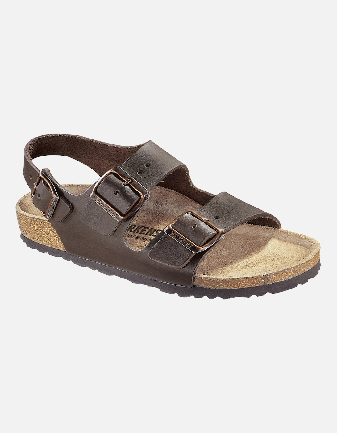Men's Milano Natural Leather Regular Fit Dark Brown, 2 of 1