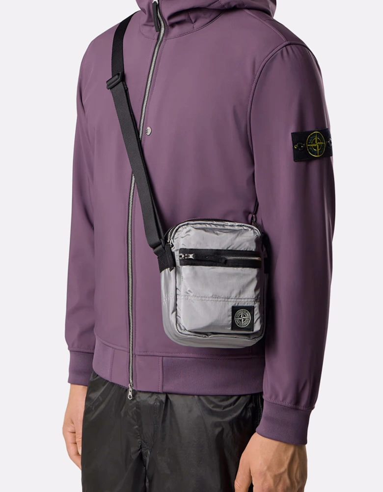 S0251 Compass Patch Cross Body Bag Grey