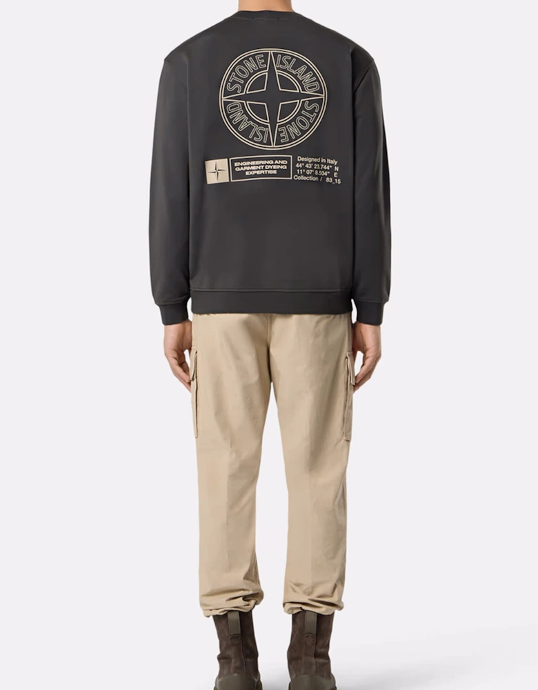 S0195 Branded Sweatshirt Grey