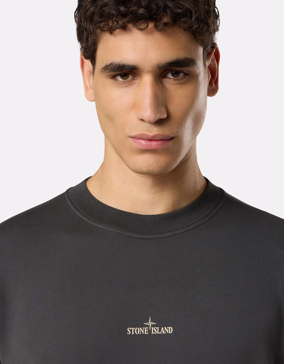S0195 Branded Sweatshirt Grey