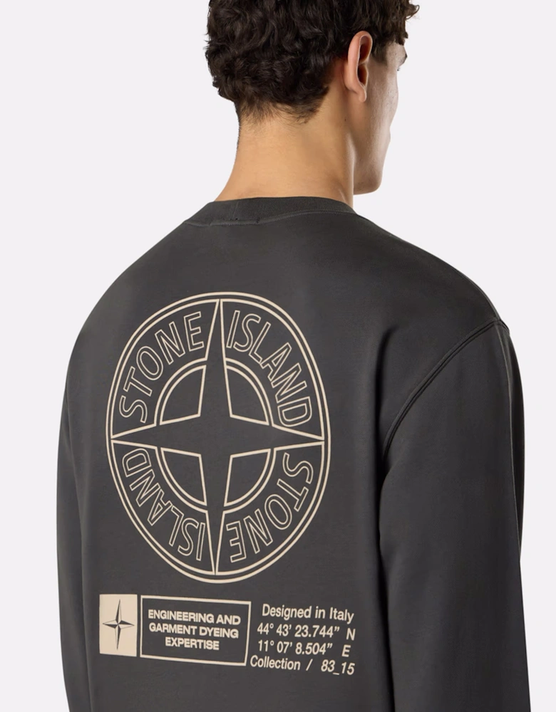 S0195 Branded Sweatshirt Grey