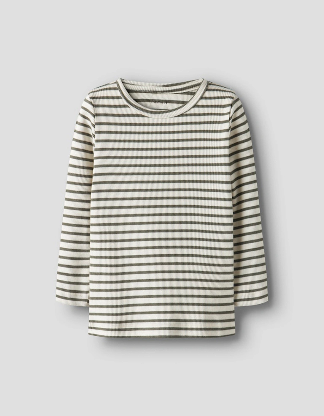 Mini Unisex Bani Long Sleeve Top Dusty Olive, 5 of 4
