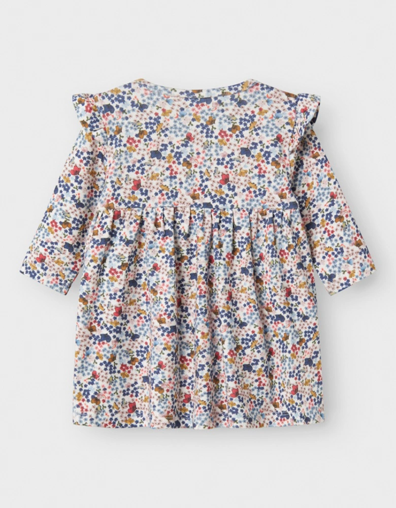 Baby Girl's Korra Long Sleeve Dress Cloud Dancer