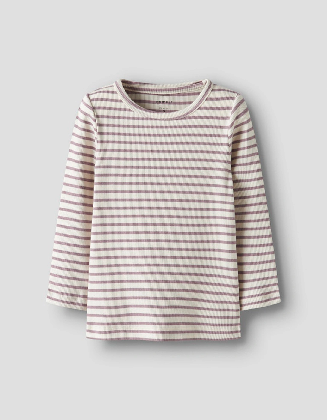 Mini Unisex Bani Long Sleeve Top Elderberry, 4 of 3