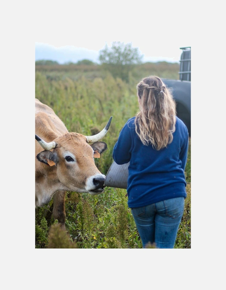Longhorn Highland Fleece Navy Blue