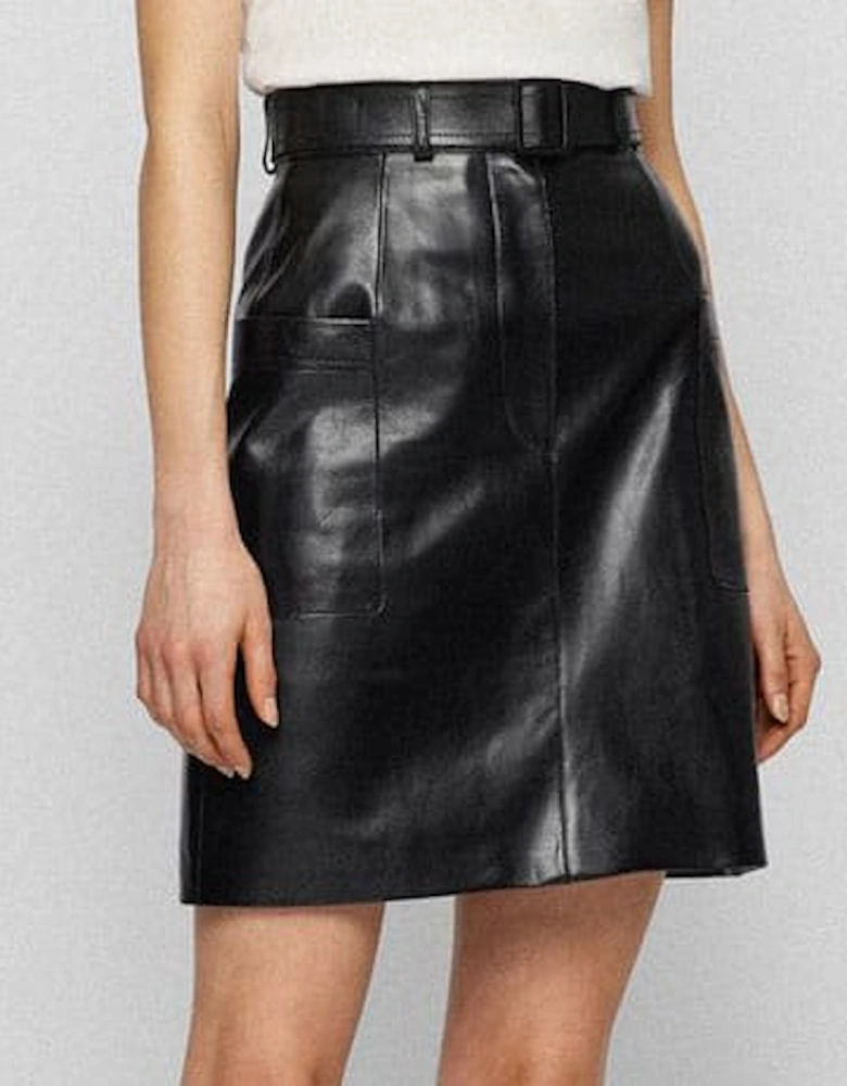 Semita Leather Skirt