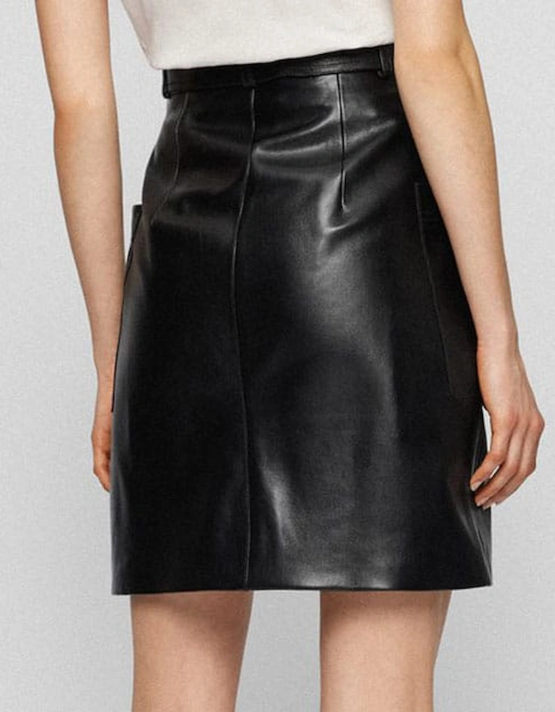Semita Leather Skirt
