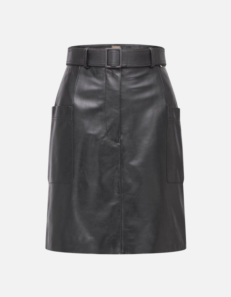 Semita Leather Skirt