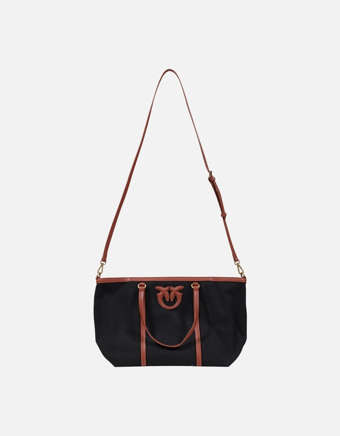 Printed Handbag with Shoulder Strap Women - Black Bags, 4 of 3