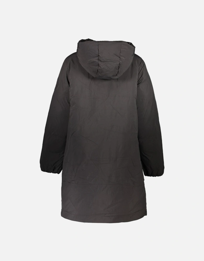 Water Repellent Hooded Jacket with Pockets Women - Black Jackets