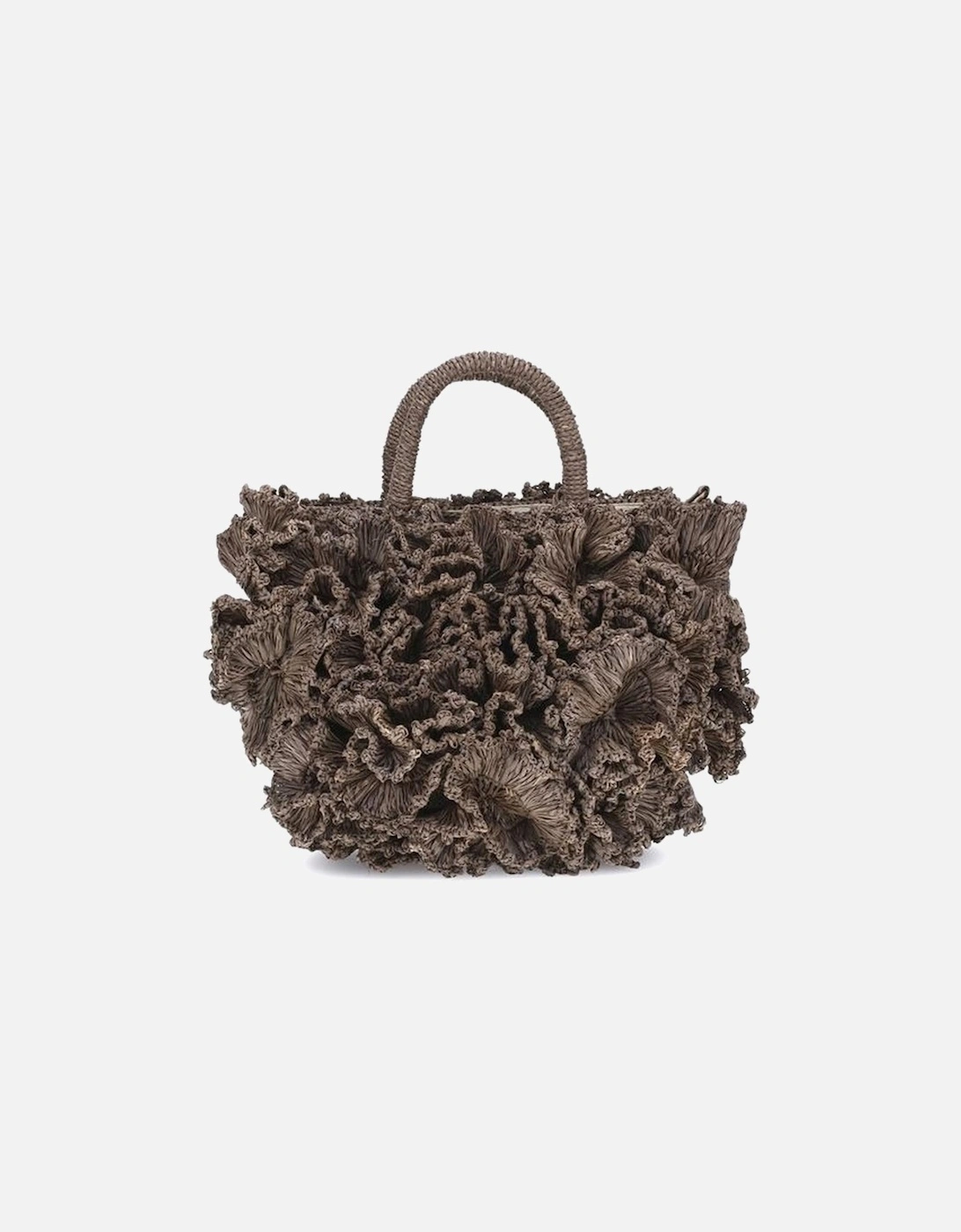 Elegant Coral Handbag with Tubular Handle Women - Brown Shoulder Bags, 5 of 4