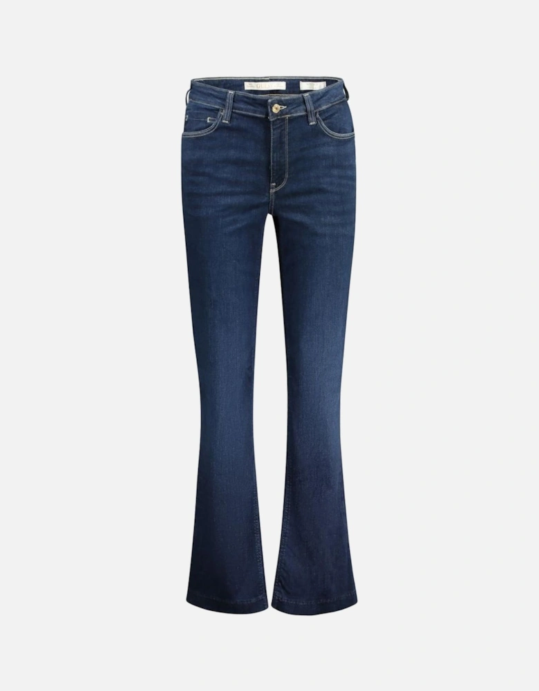 Bootcut Mid-Rise 5-Pocket Jeans Women - Blue Jeans