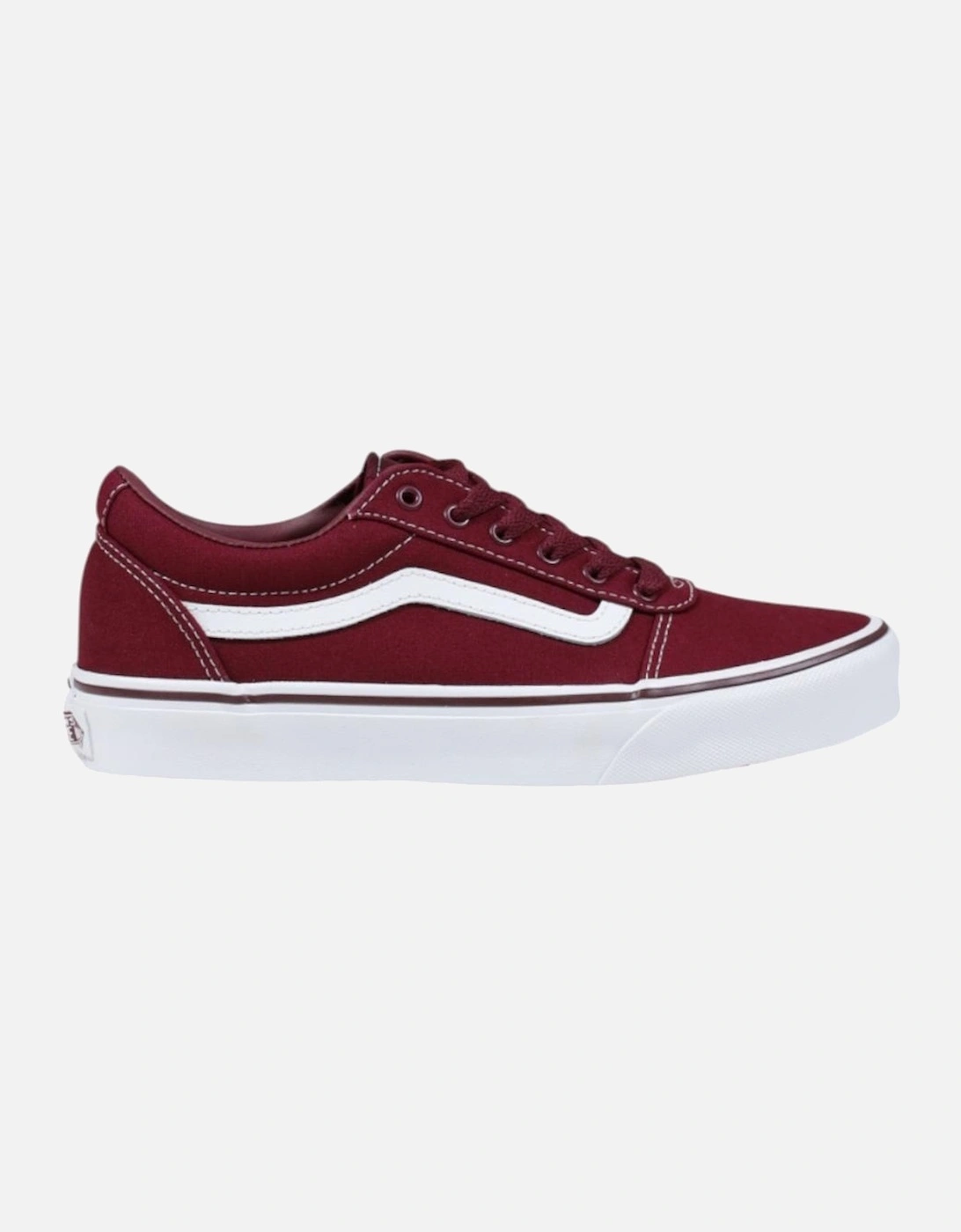 Sporty Slip-On Lace-Up Sneakers Women - Bordeaux, 4 of 3