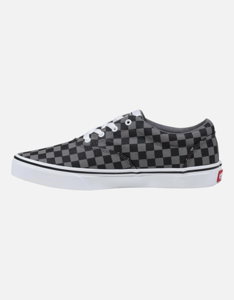 Checked Slip-On Sporty Sneakers Women - Black
