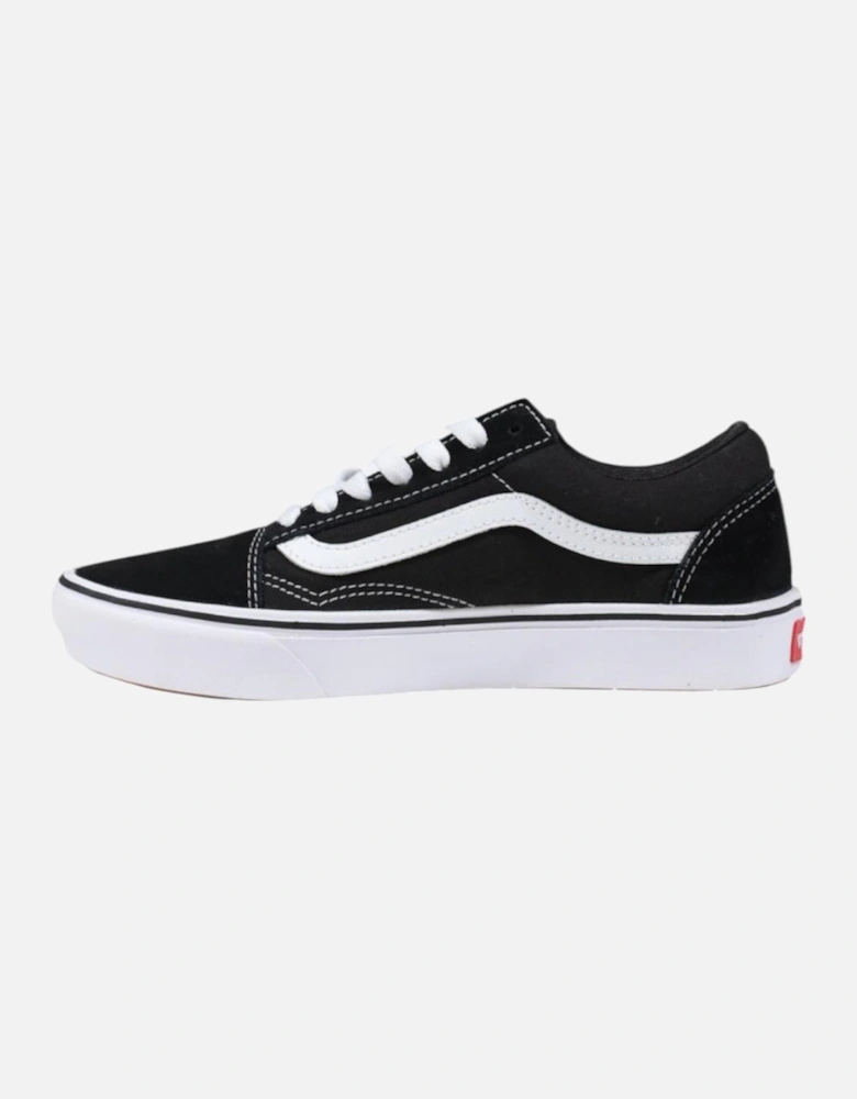 Suede Lace-Up Round Toe Sneakers Women - Black