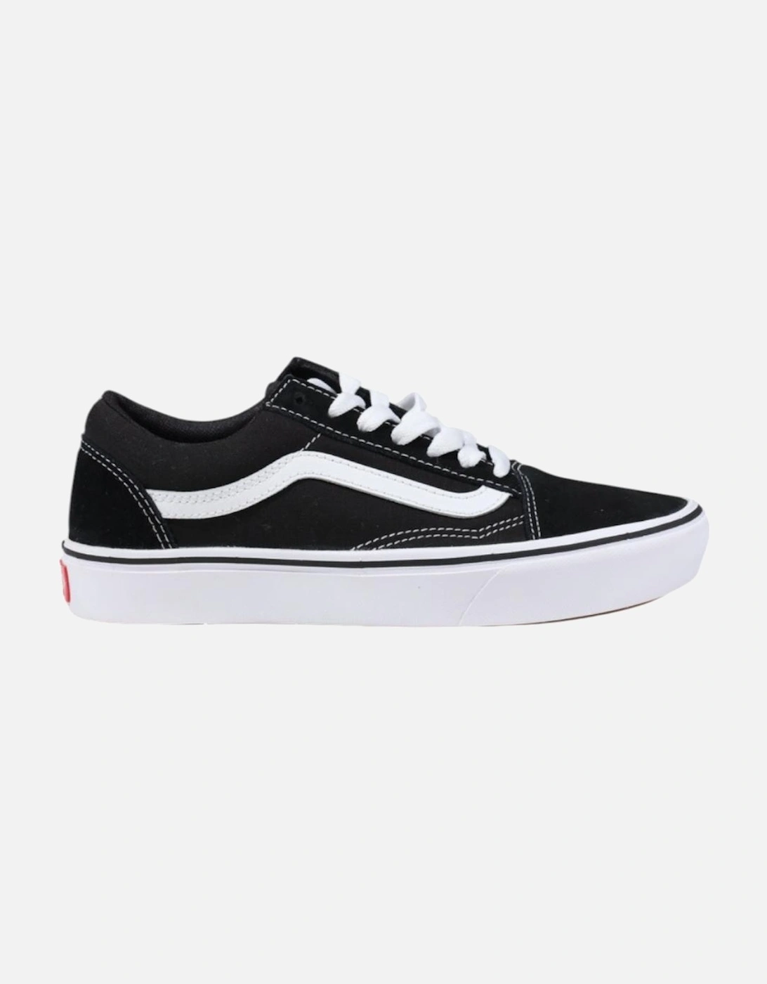Suede Lace-Up Round Toe Sneakers Women - Black, 4 of 3
