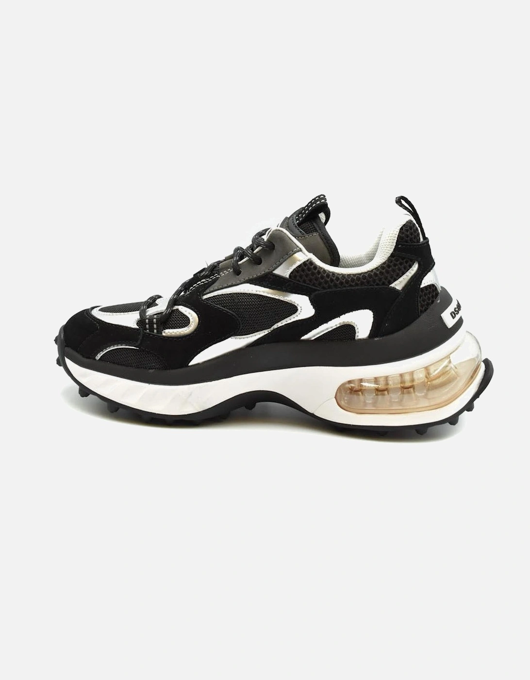 Multicolor Lace-Up Rubber Sole Sneakers Women