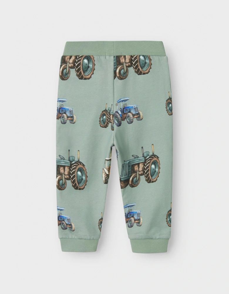 Mini Boy's Ludvig Regular Fit Sweat Pants Jadeite