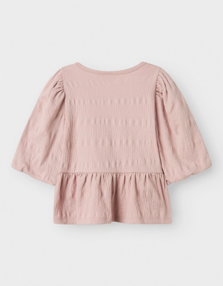 Mini Girl's Kesia 3/4 Sleeve Top Burnished Lilac