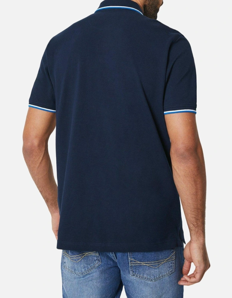 Mens Carter Stripe Polo Shirt