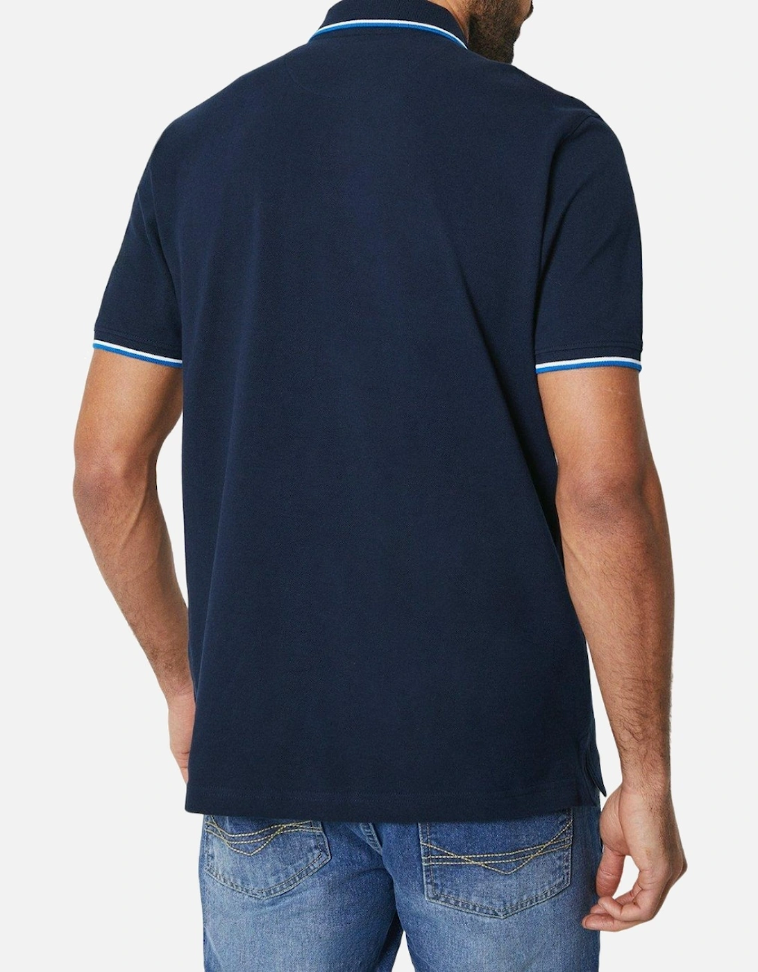 Mens Carter Stripe Polo Shirt
