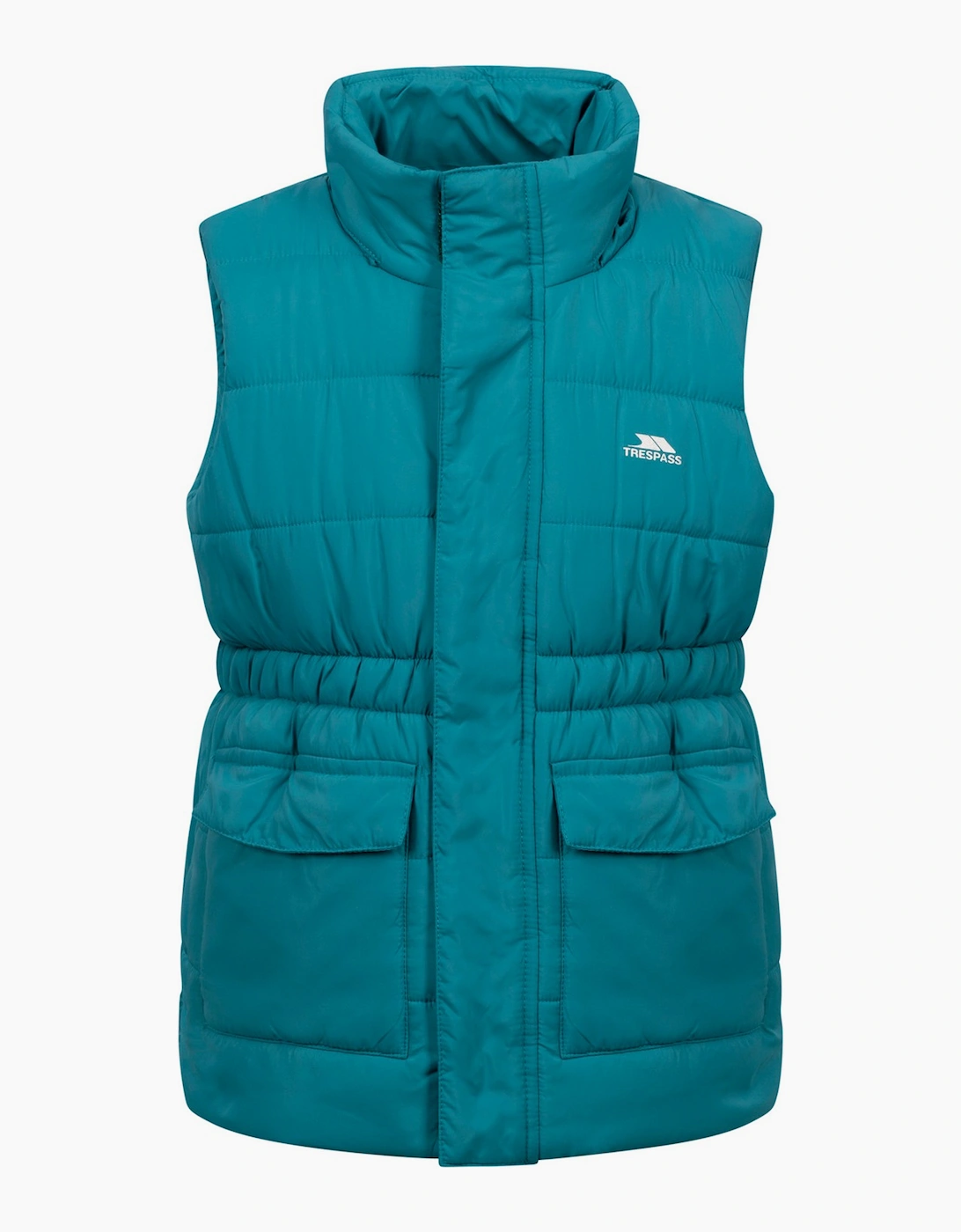 Trespass Girls Blue 'S Casster Gilet - Size: 11 Years/12 Years Kids
