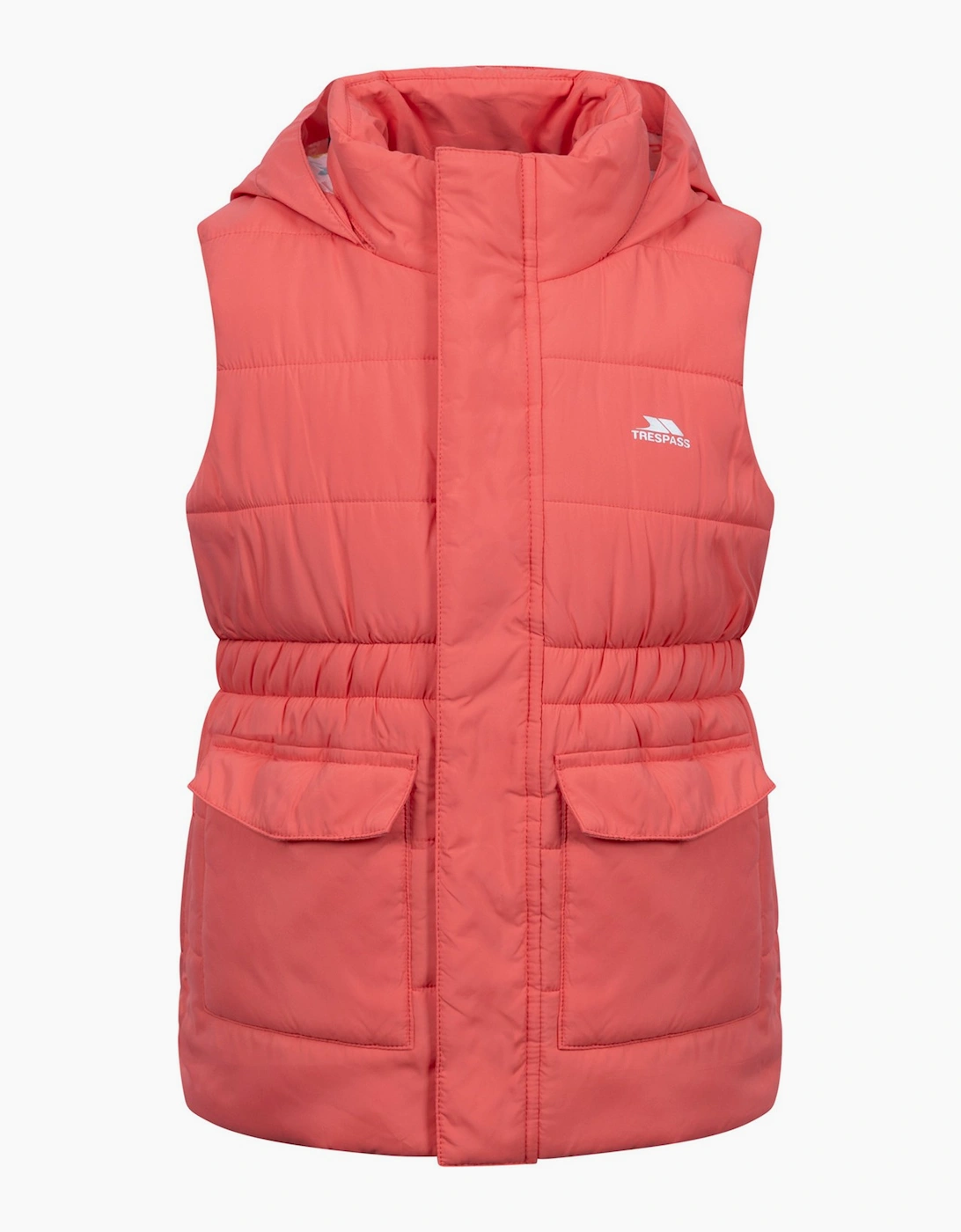 Trespass Girls Red Casster Gilet - Size: 5 Years/6 Years Kids