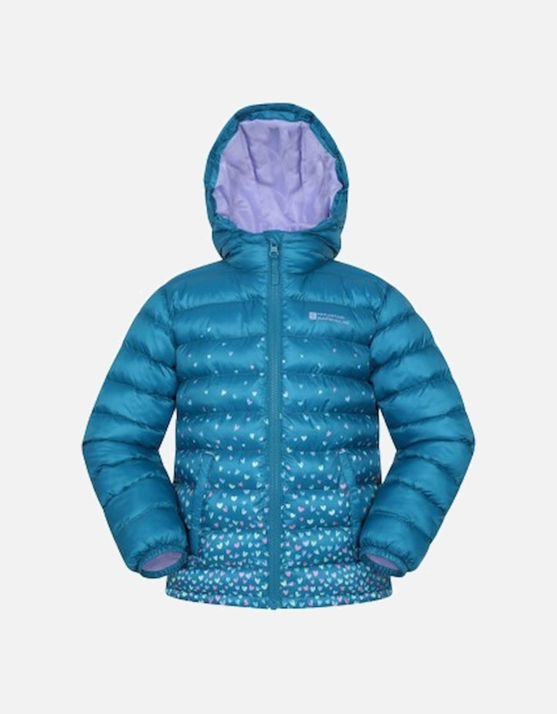 Childrens/Kids Seasons Watercolour Padded Jacket